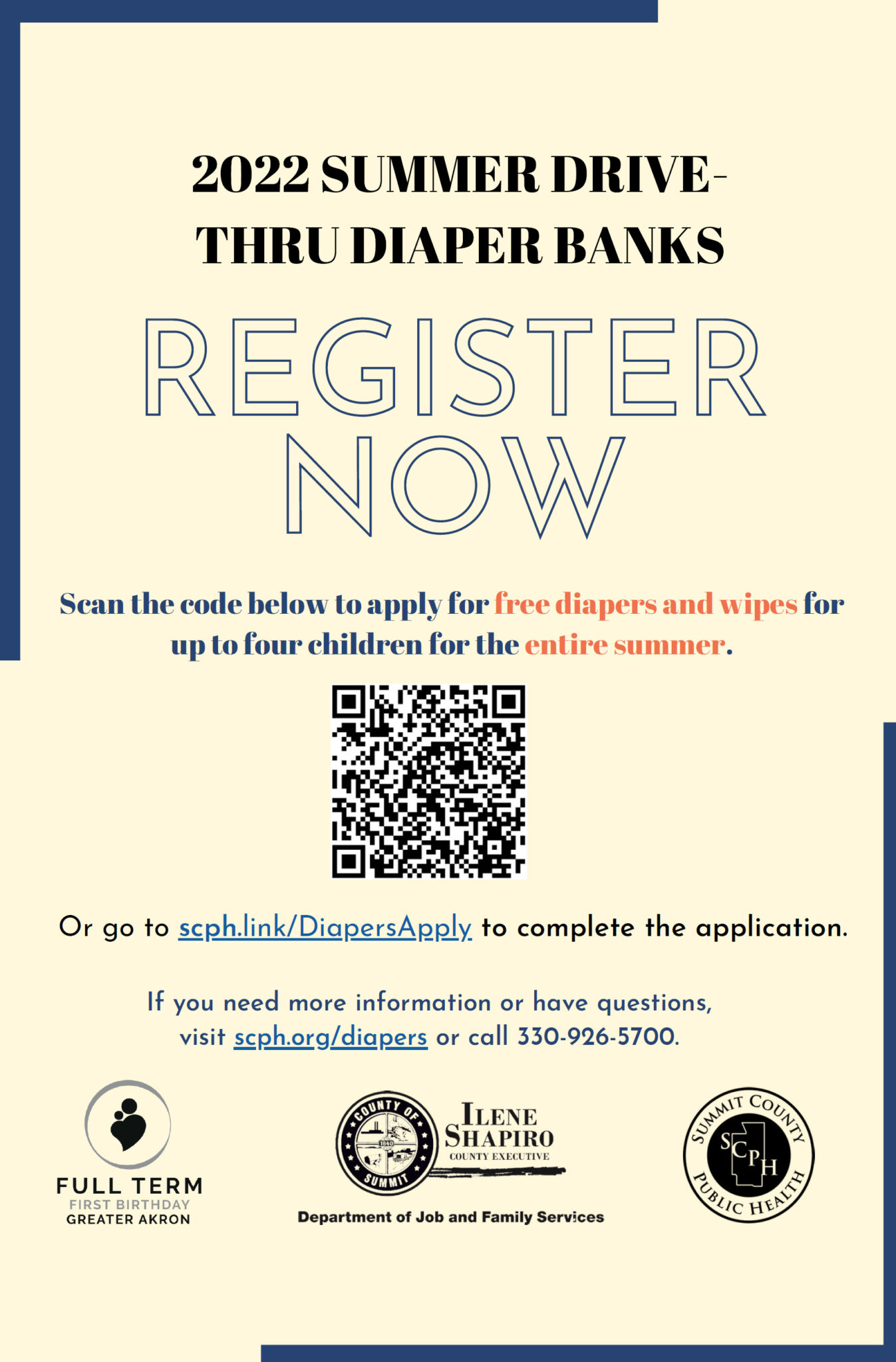 2022 Summer DriveThru Diaper Banks Akron Urban League