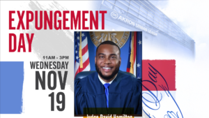 EXPUNGEMENT DAY NOV 19, 2025 AT AKRON URBAN LEAGUE. REGISTER TODAY!