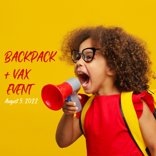 Backpack & Vax Event Megaphone