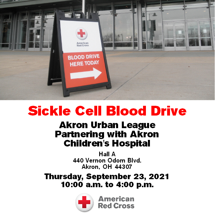 Sickle Cell Blood Drive flyer